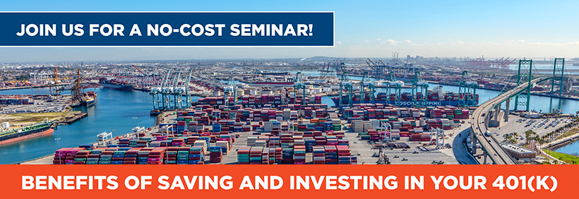 Join us for a no-cost seminar! Benefits of saving and investing in your 401(K).