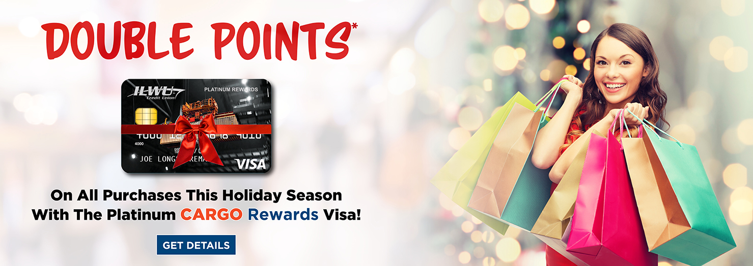 Earn Double Points* on All Purchases this Holiday Season.