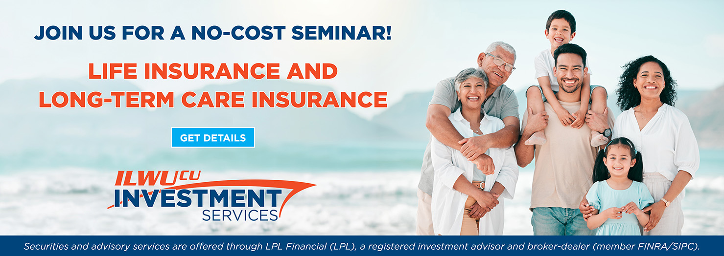 Join us for a no cost seminar. Life insurance and long-term care insurance.
