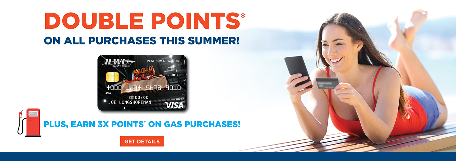 Get DOUBLE POINTS on ALL Purchases this Summer with the Platinum CARGO Rewards Visa