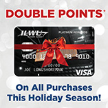 Double Points* on all purchases this holiday season!