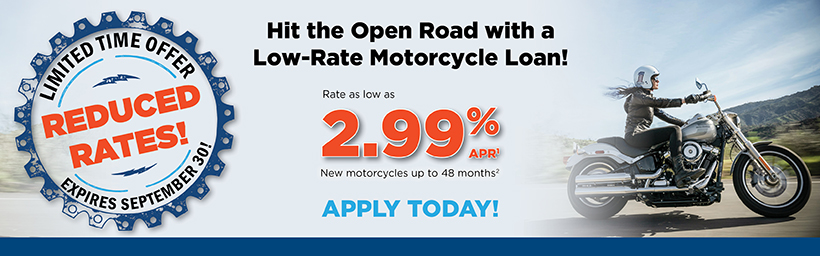 Reduced Rate Motorcycle Loans